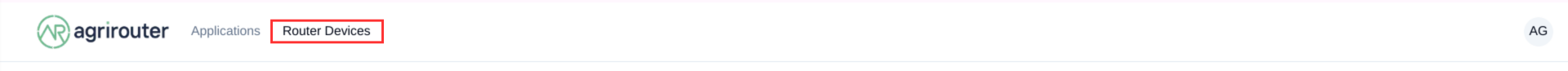 Router device management in the agrirouter developer UI