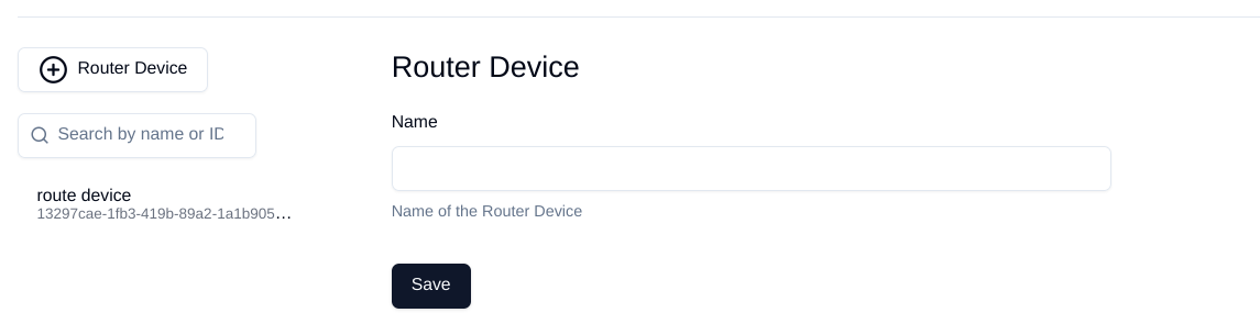 Router device management in the agrirouter developers UI