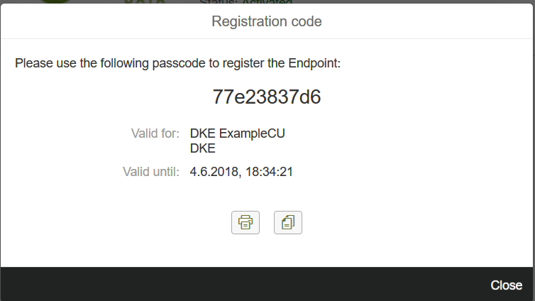 registration code for a CU